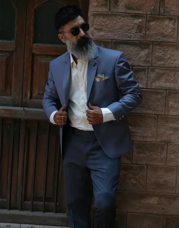 Dodger Blue Desire Formal Suit