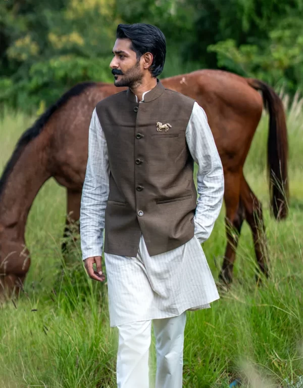 Imperial Oak Bundi (Nehru Jacket)